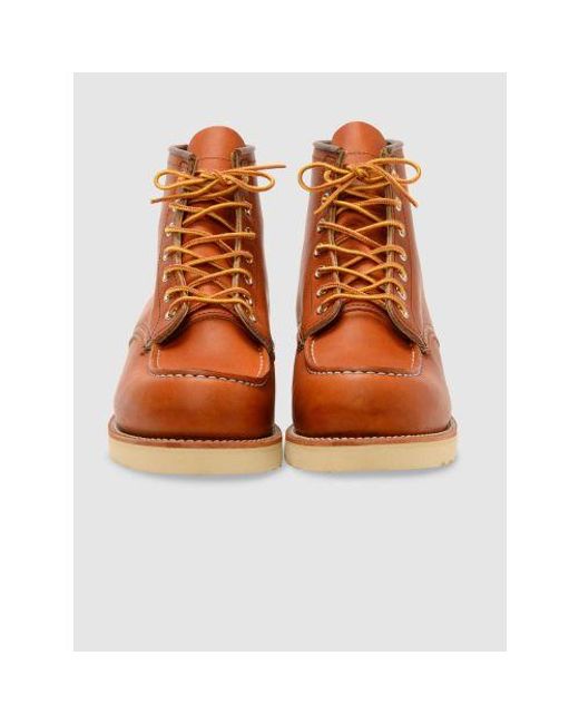 Red Wing Brown Wing Oro Legacy Moc Toe Boot for men