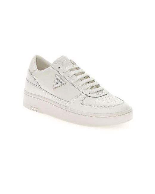 Guess White Silea Trainer for men