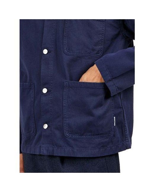 Edwin Blue Maritime Garment Dyed Trembley Jacket for men