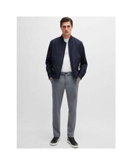 Boss Blue Dark H Kane Straight Pant for men