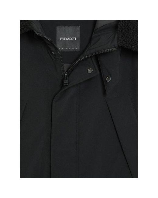 Lyle & Scott Black Jet Cold Weather Parka for men