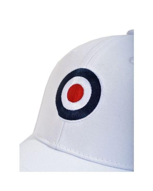 Lambretta White Target Cap for men
