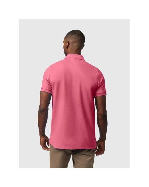 Psycho Bunny Pink Camellia Rose Classic Pique Polo Shirt for men