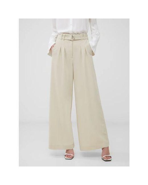 French Connection Natural Oyster Everly Suiting Trouser