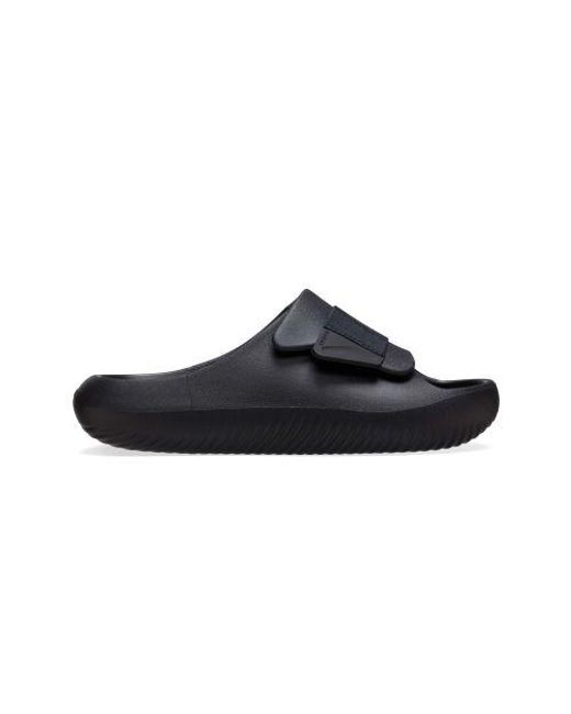 CROCSTM Black Mellow Luxe Recovery Slide for men