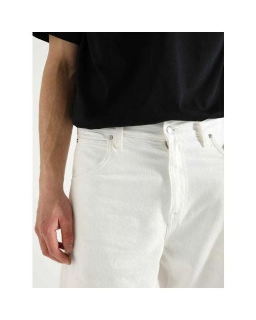 Edwin Black Natural Rinsed Tyrell Short for men