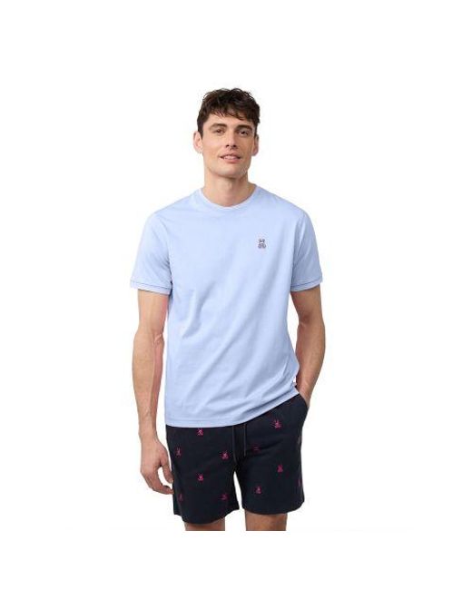 Psycho Bunny Blue Serenity Logan T-Shirt for men