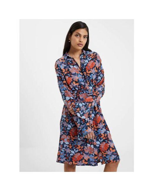 French Connection Blue Coastal Fjord Adalina Dress