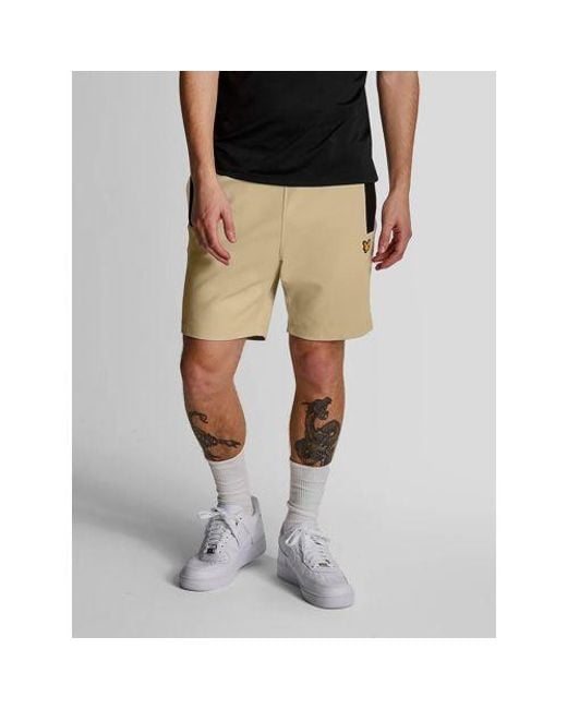 Lyle & Scott Brown Sand Dune Pocket Branded Short for men
