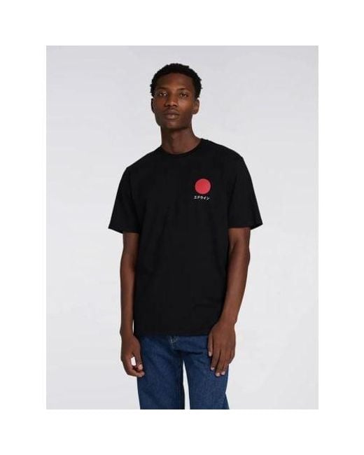 Edwin Black Japanese Sun T-Shirt for men