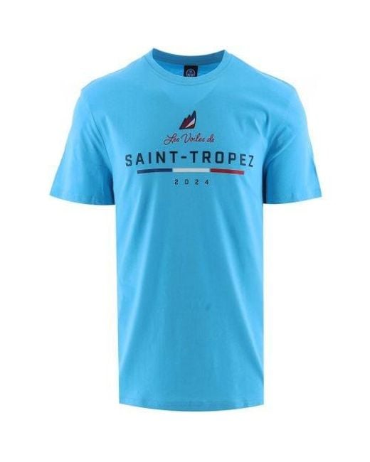 North Sails Blue Acquarius Saint-Tropez T-Shirt for men