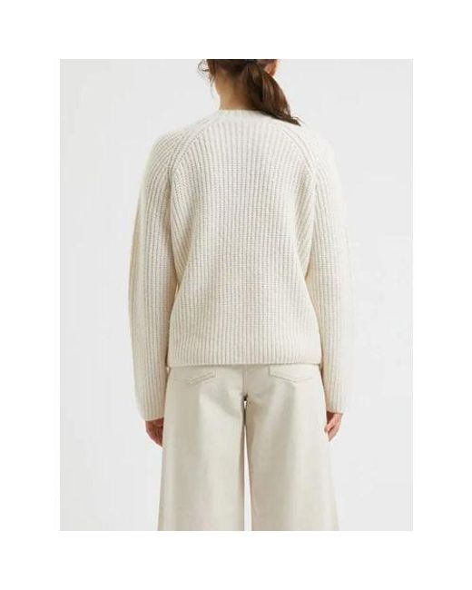 French Connection White Classic Cream Jika Jumper