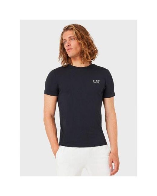 EA7 Blue Night Core Identity T-Shirt for men