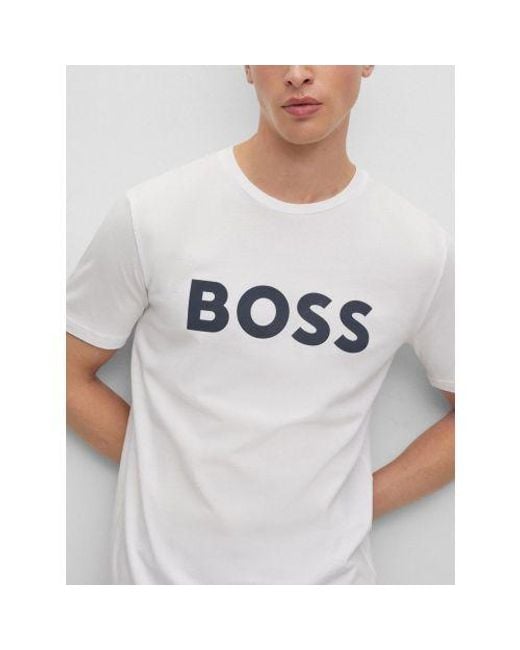 Boss White Thinking 1 T-Shirt for men