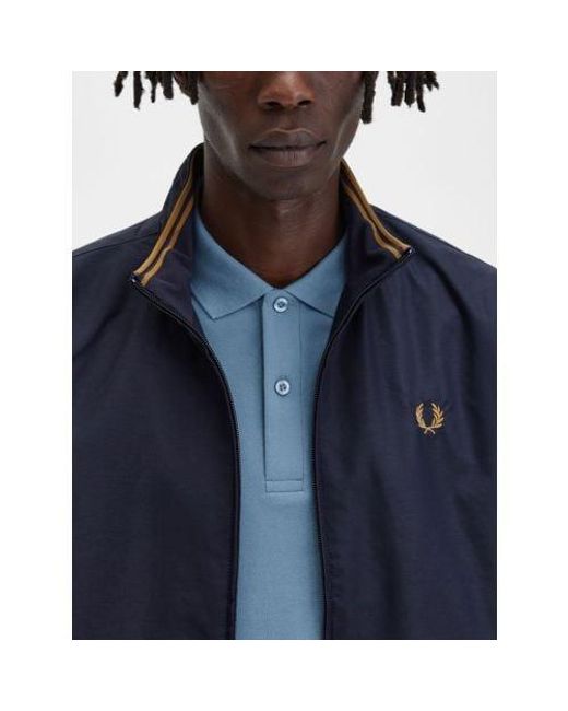 Fred Perry Blue Brentham Jacket for men