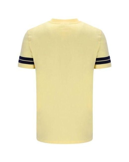 Sergio Tacchini Yellow Golden Haze Grello T-Shirt for men