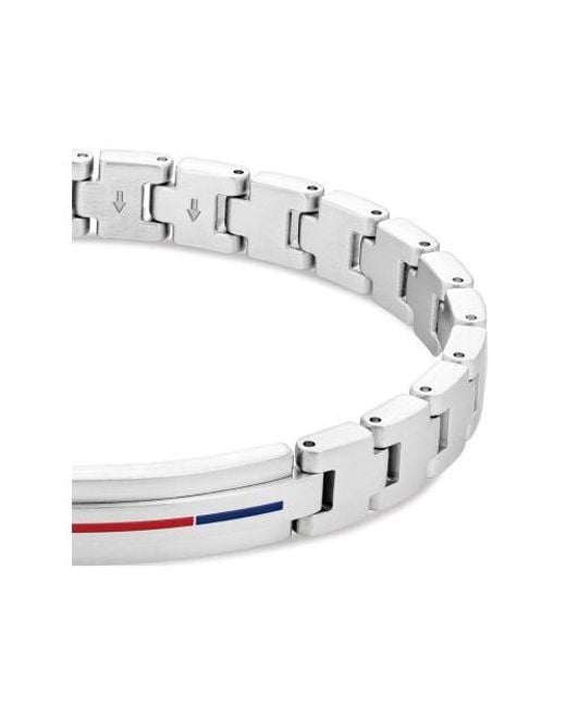 Tommy Hilfiger Metallic Steel Dress Bracelet for men