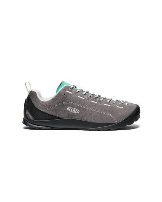 Keen Black Steel Bright Aqua Jasper Trainer for men
