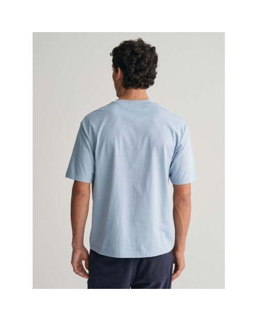Gant Blue Dove Hawaii Print Graphic T-Shirt for men