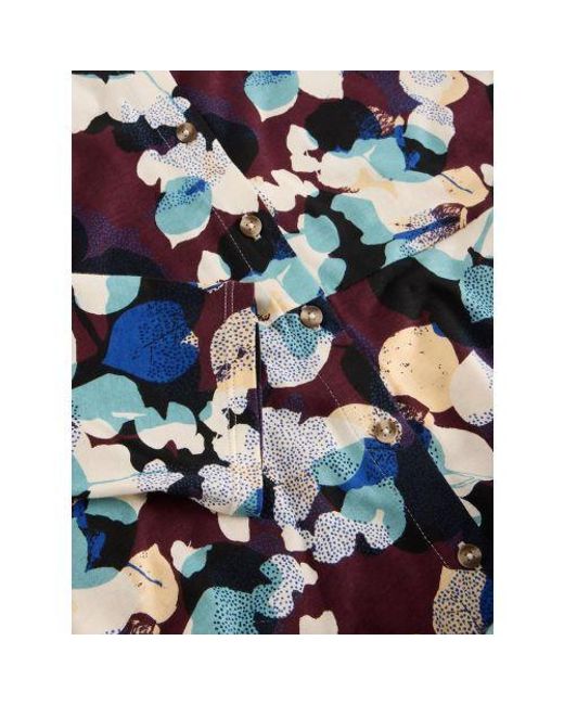 White Stuff Purple Plum Multi Rua Jersey Dress