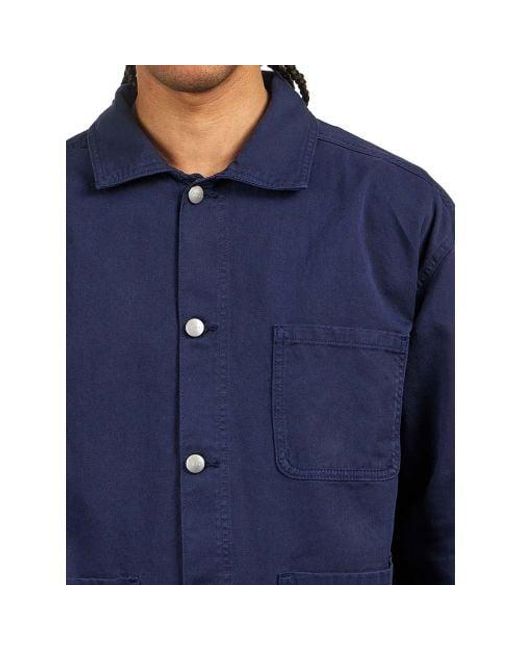 Edwin Blue Maritime Garment Dyed Trembley Jacket for men