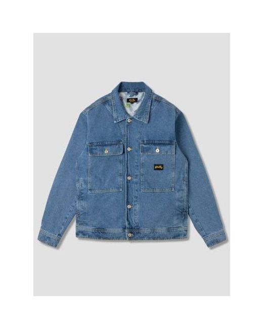 Stan Ray Blue Single Stone Trucker Jacket for men