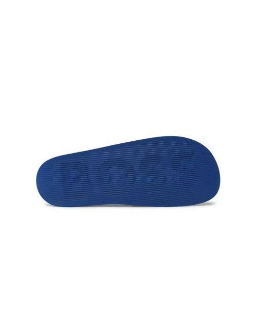 Boss Blue Kids Bright Kirk Slide for men