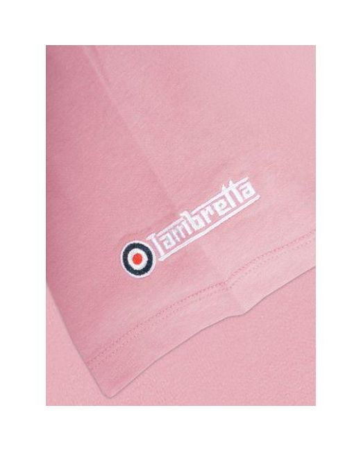 Lambretta Pink Dawn Target Render T-Shirt for men