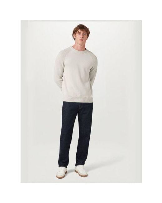 Belstaff Gray Birch Aspect Crewneck Jumper for men