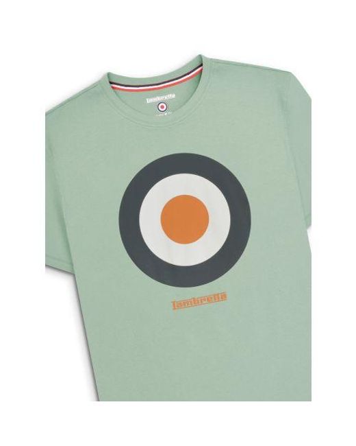 Lambretta Green Iceberg Target T-Shirt for men