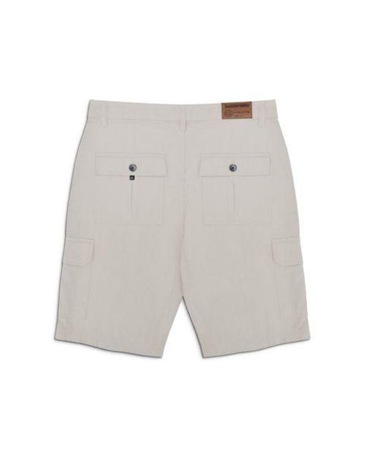 Lambretta Gray Oatmeal Cargo Short for men