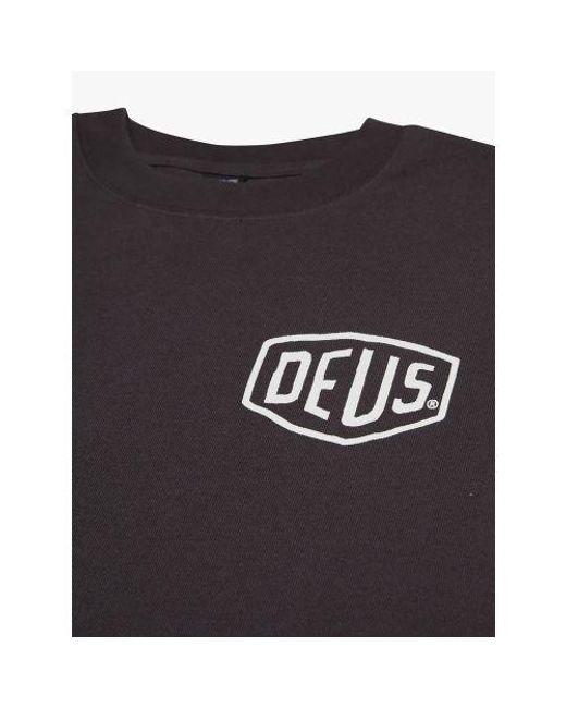 Deus Ex Machina Brown Anthracite Oversized Venice Long Sleeve T-Shirt for men