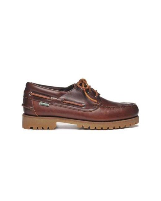 Sebago Brown Cinnamon Acadia Shoe for men