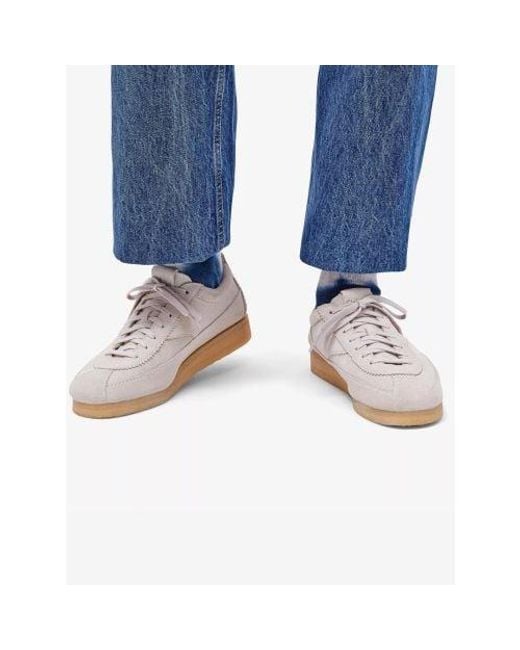Clarks White Off Suede Wallabee Tor Trainer for men