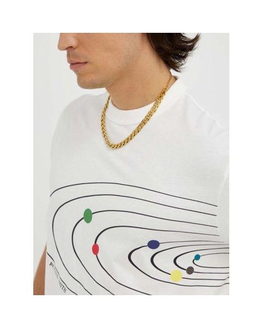 Paul Smith White Off- Solar System T-Shirt for men
