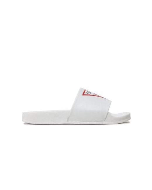 Guess White Colico Slide for men