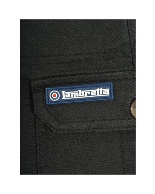 Lambretta Black Cargo Short for men