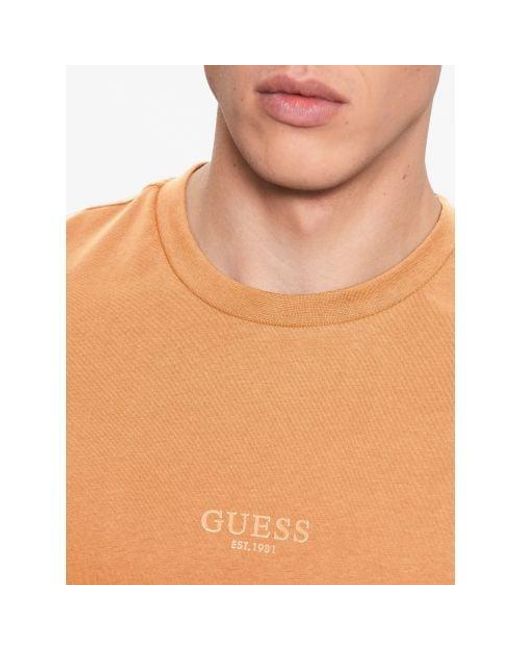 Guess Orange Sweet Peach Aidy T-Shirt for men