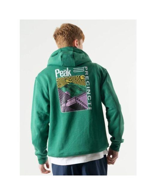 Hikerdelic Green Antique Hotel Hoodie for men