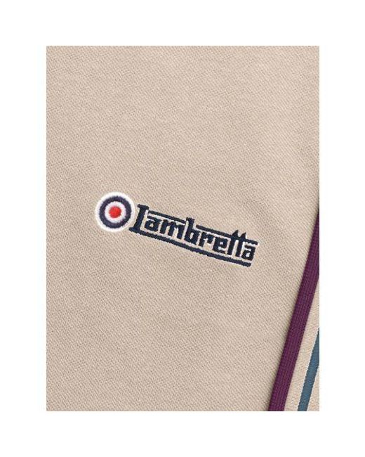 Lambretta Natural Stone Twin Tipped Polo Shirt for men