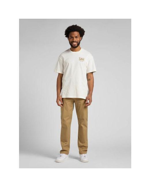 Lee Jeans Natural Clay Regular Fit Chino for men