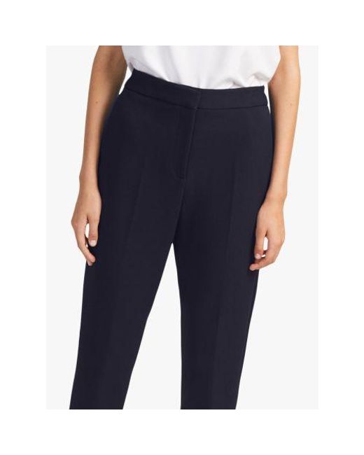 French Connection Blue Utility Whisper Ruth Tailored Trouser