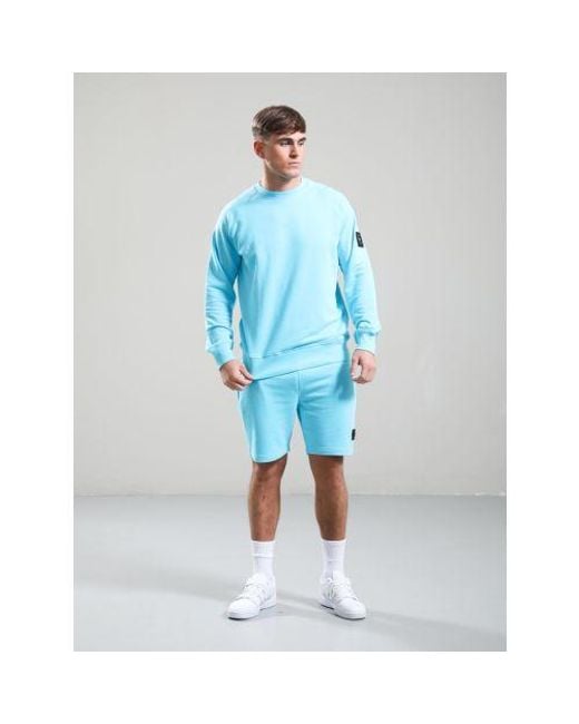 Marshall Artist Blue Siren Crewneck Sweatshirt for men