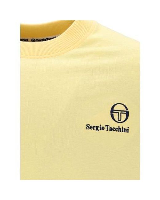 Sergio Tacchini Yellow Golden Haze Felton T-Shirt for men