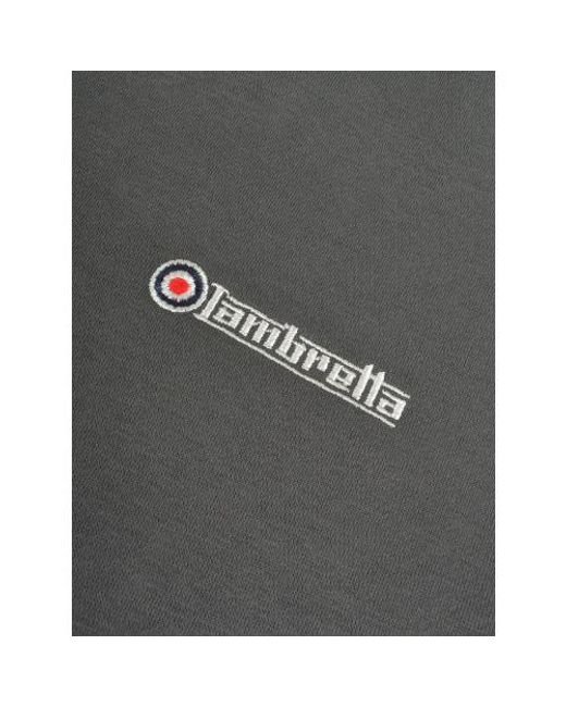 Lambretta Gray Iron Full Zip Hoodie for men