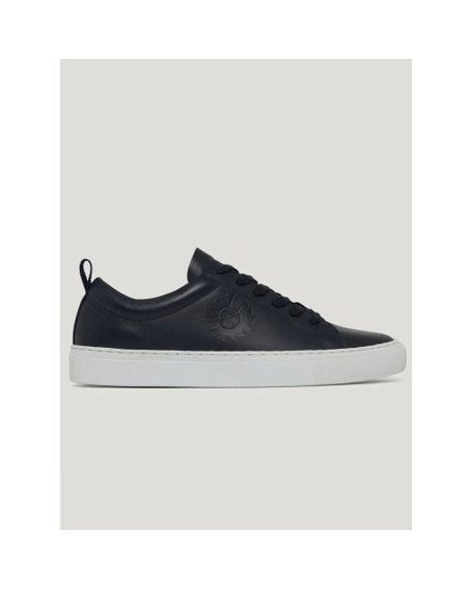 Belstaff Blue Dark Ink Walton Trainer for men