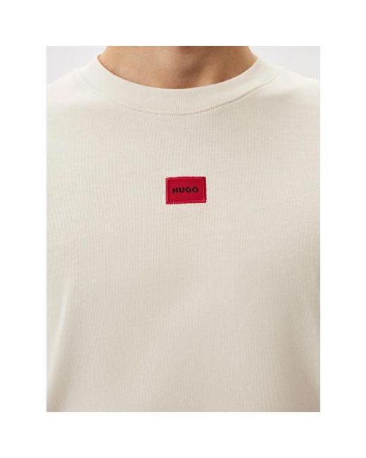 HUGO Natural Open Diragoto T-Shirt for men