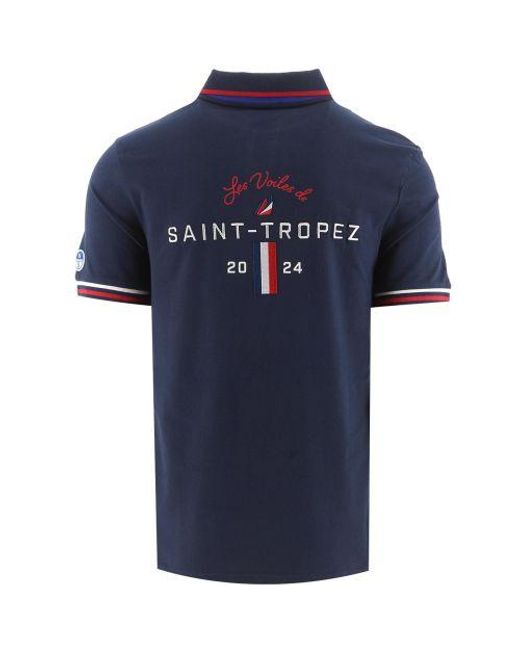 North Sails Blue Saint-Tropez Polo Shirt for men
