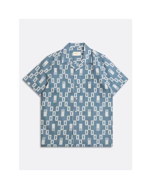 Far Afield Blue Selleck Shirt for men