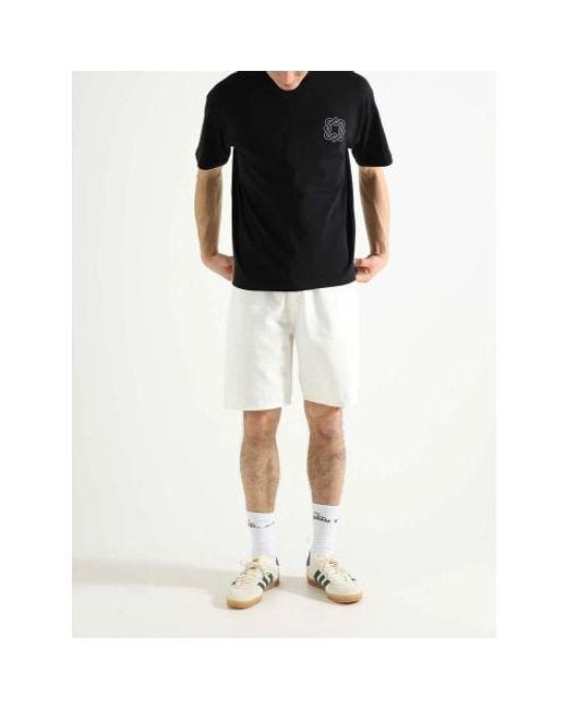 Edwin Black Natural Rinsed Tyrell Short for men